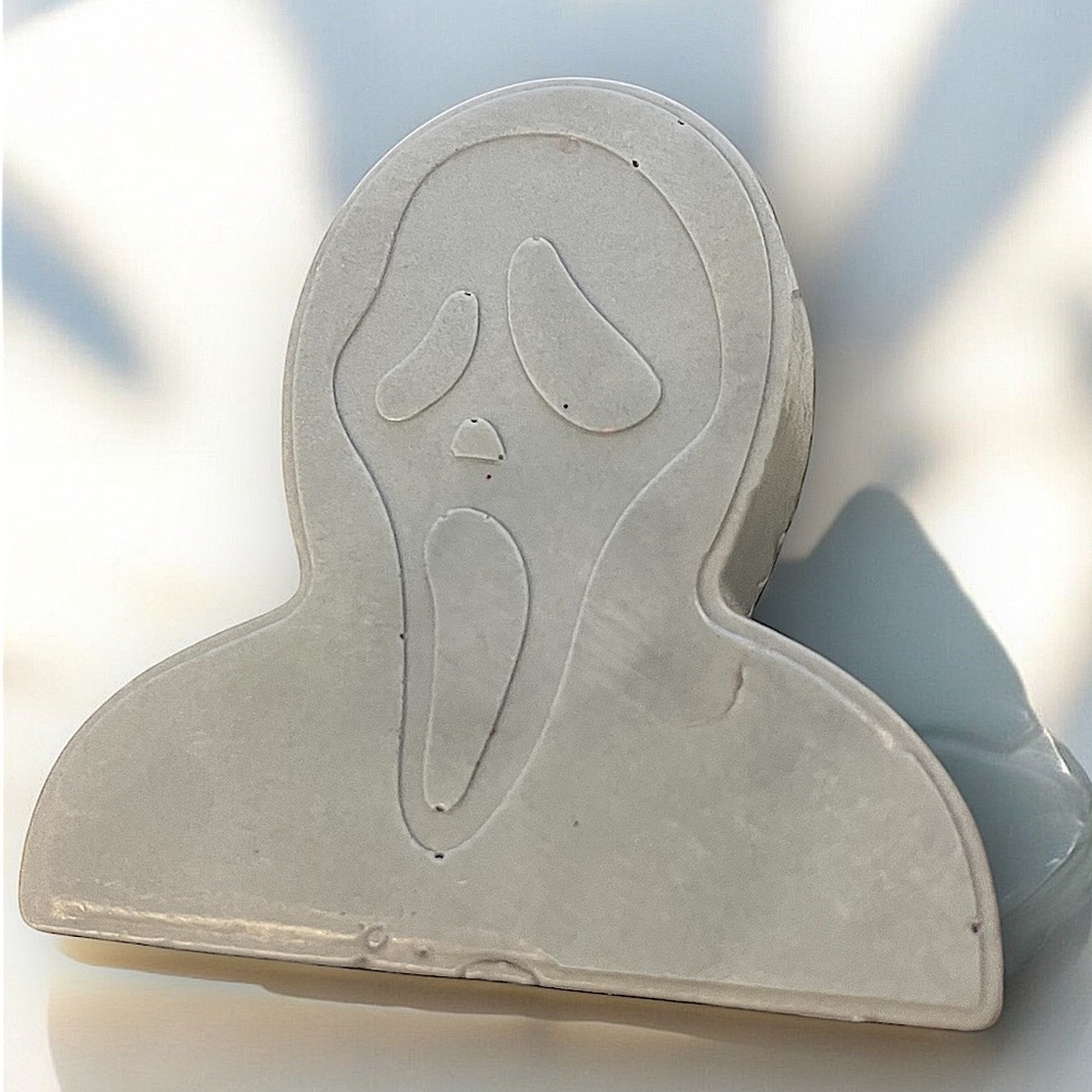 Vanilla rum SOAP handmade 4x4in 7oz ghost face shea butter/ oatmeal milk …